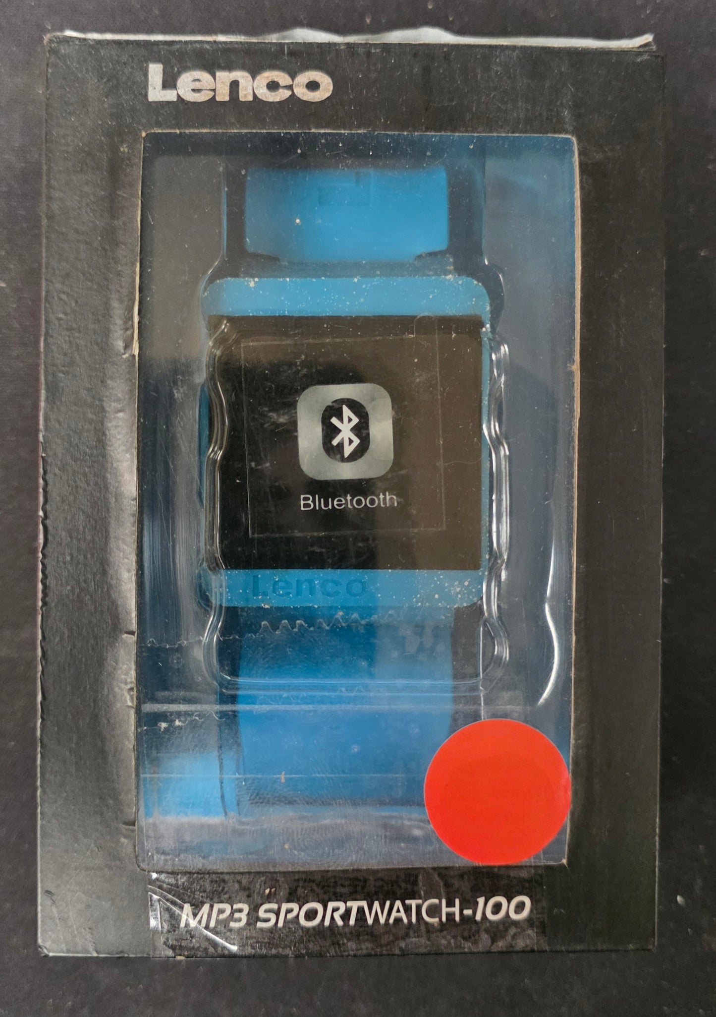 Lenco MP3 Sportwatch-100 mit Bluetooth blau