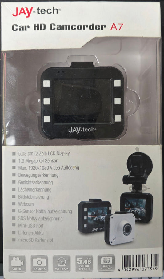 Jay-Tech Car HD Camcorder Dashcam Modell A7