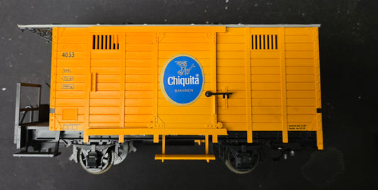 Lehmann Garteneisenbahn Gross Bahn The Big Train LGB - Spur G Chiquita Güterwaggon Güterwagen Bananenwagen 4033
