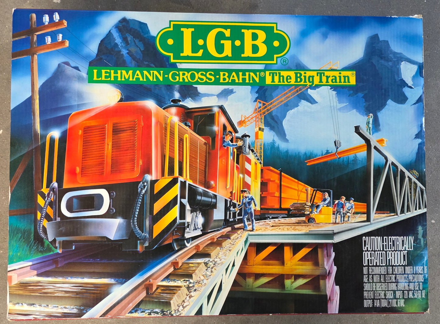 Lehmann Garteneisenbahn Gross Bahn The Big Train LGB - Spur G / 21990 Starterset gebr. mit OVP