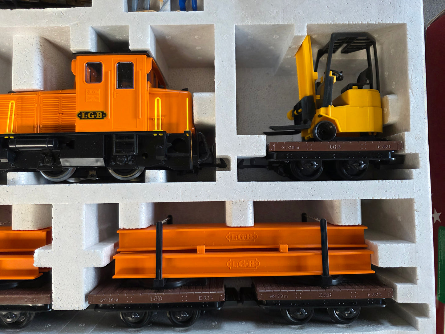 Lehmann Garteneisenbahn Gross Bahn The Big Train LGB - Spur G / 21990 Starterset gebr. mit OVP