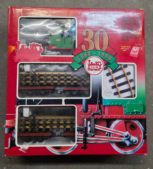 Lehmann LGB  Starter-Set Eisenbahn Dampflok Zug 71968 Jubiläumsset 30 Jahre 1998