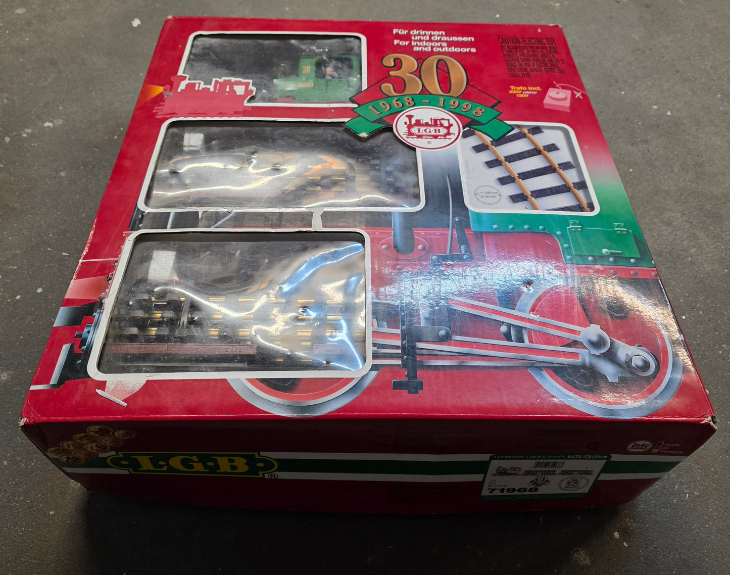Lehmann LGB  Starter-Set Eisenbahn Dampflok Zug 71968 Jubiläumsset 30 Jahre 1998