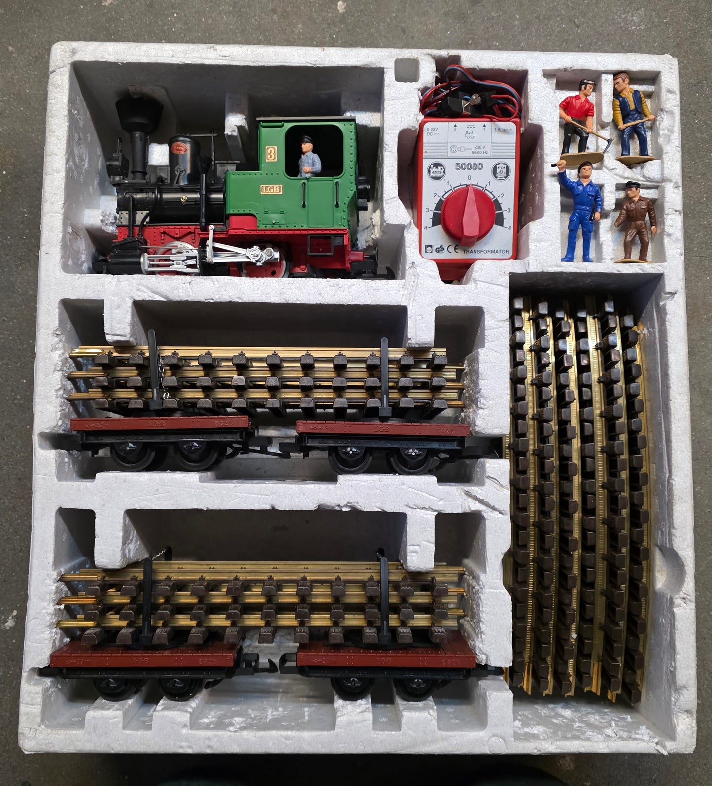 Lehmann LGB  Starter-Set Eisenbahn Dampflok Zug 71968 Jubiläumsset 30 Jahre 1998