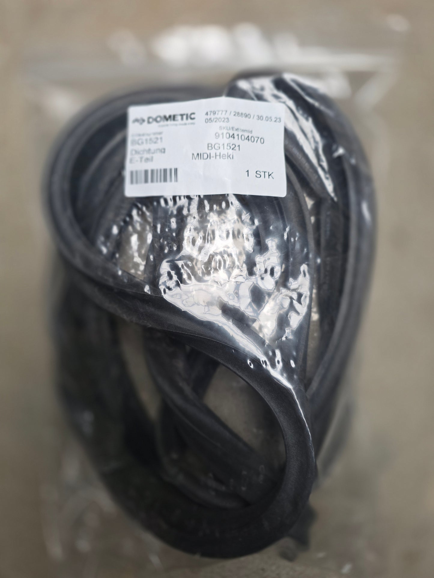 Dometic Dichtgummi BG1521 für Midi-Heki / Midi Heki Style Dachhaube für Zwangsbelüftung