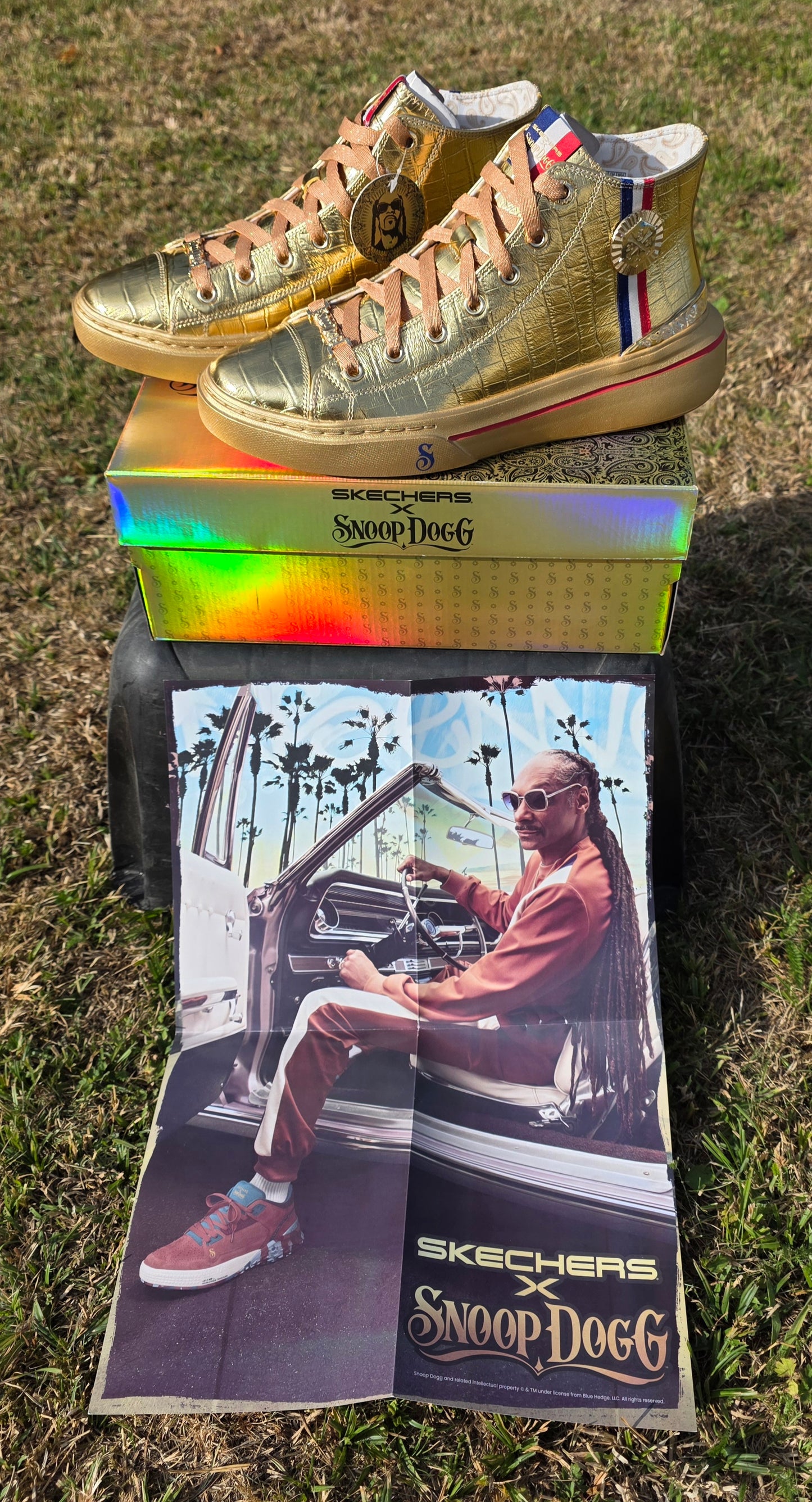 Sketchers Schuhe Sneaker Snoop Dogg Snoop One gold 251990/GLD Größe 41 / 42,5 / 43 / 45 / 45,5 / 46