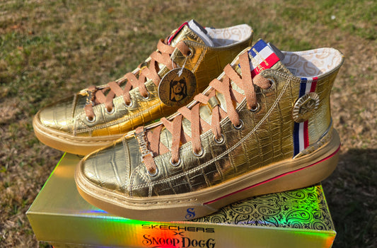 Sketchers Schuhe Sneaker Snoop Dogg Snoop One gold 251990/GLD Größe 41 / 42,5 / 43 / 45 / 45,5 / 46