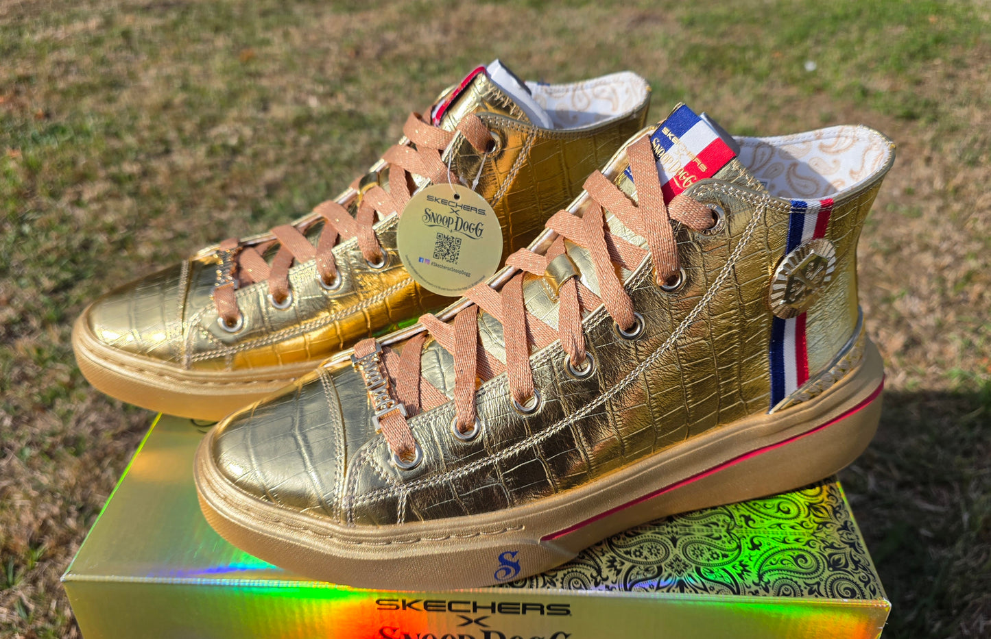 Sketchers Schuhe Sneaker Snoop Dogg Snoop One gold 251990/GLD Größe 41 / 42,5 / 43 / 45 / 45,5 / 46