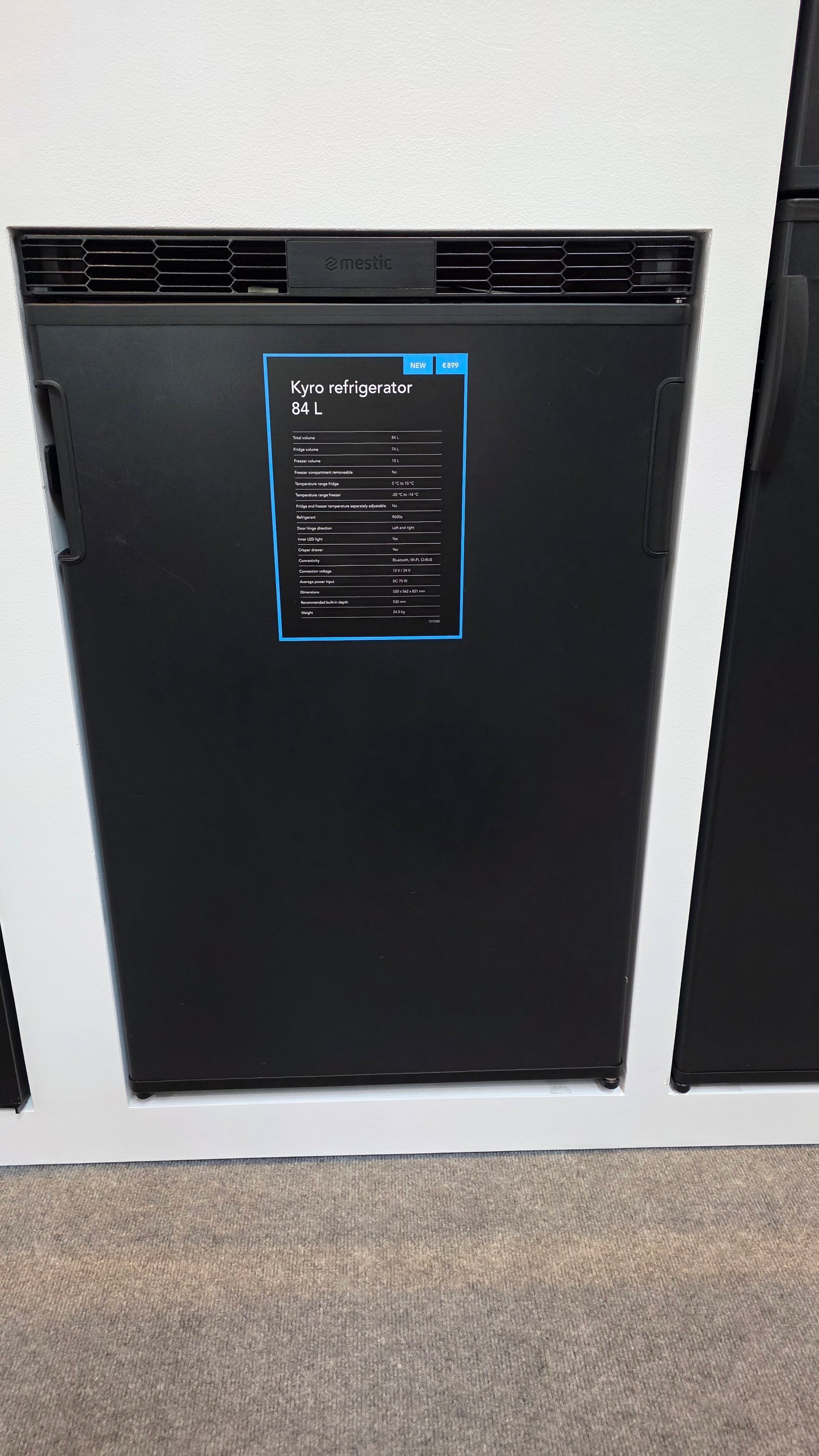 Mestic  Kompressorkühlschrank Arda MR-43 / Alpine MR-90sls / MR-130sl / MR-150sl / Kyro 84L / 175L