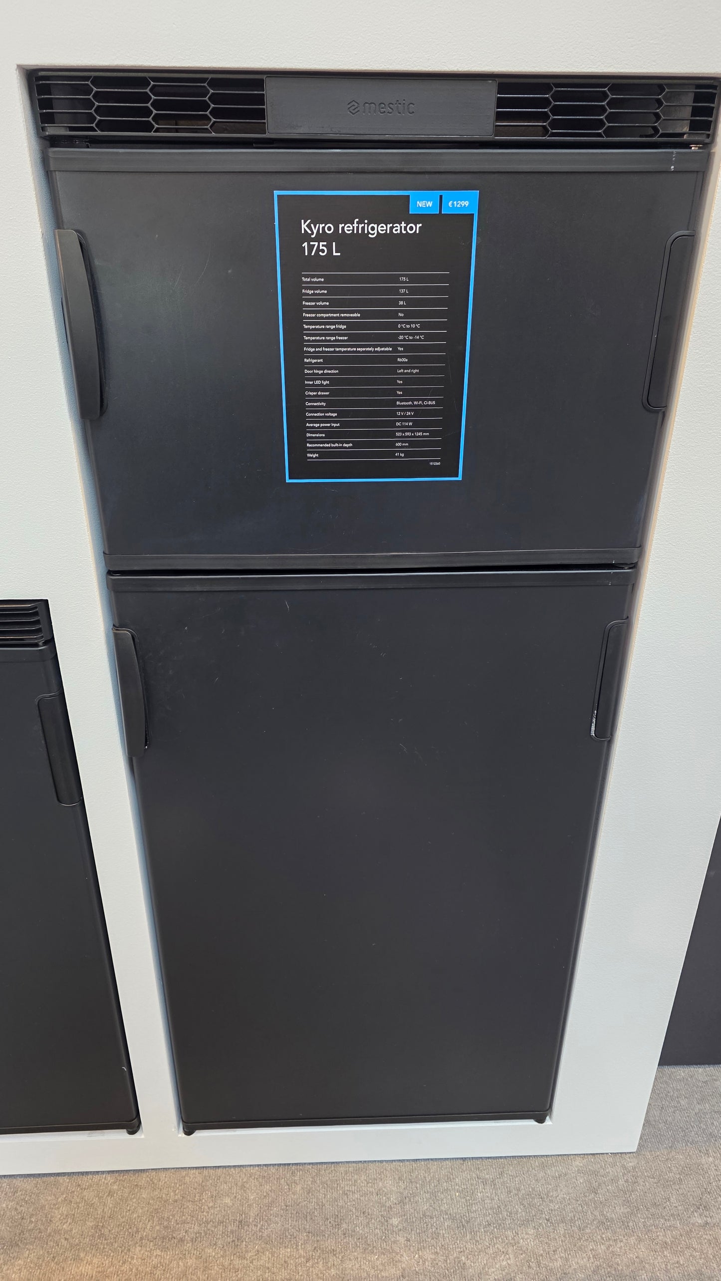 Mestic  Kompressorkühlschrank Arda MR-43 / Alpine MR-90sls / MR-130sl / MR-150sl / Kyro 84L / 175L