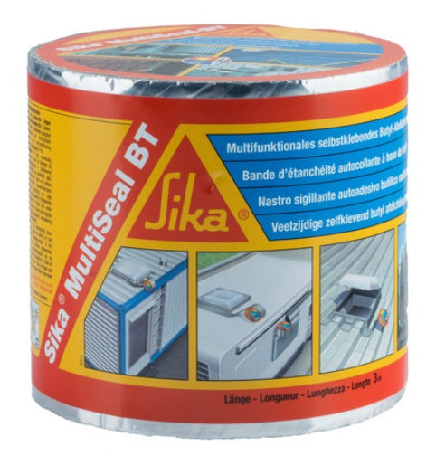 Sika MultiSeal BT 3m selbstklebendes Mehrzweckdichtband auf Butyl-Basis für Notfallreparatur z. B. Dachfenster Dachhaube Dachluke Reisemobilfenster Lüftungspilz