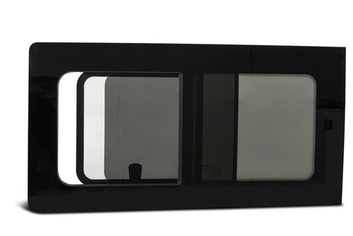 Carbest Echtglas-Schiebefenster mit integriertem Metall-Moskitonetz für TW T4, T5, T6, T6.1