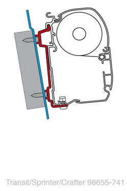 FIAMMA Adapter Ford Transit/ Sprinter/VW Crafter 06