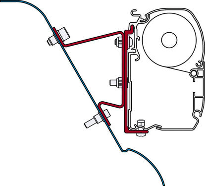 Fiamma Markisenadapter Sprinter / Crafter / Westfalia