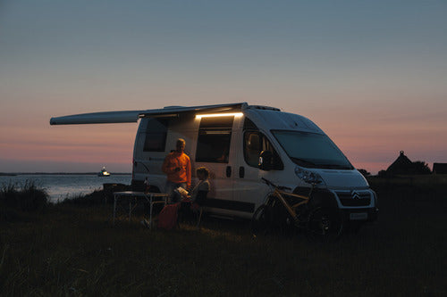 Dometic RainTec RT 100 12V-LED-Regenrinne schwarz od. Fiat weiß für Fiat Ducato 250 / 250 Rain Tec