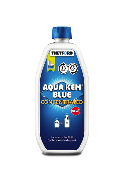Thetford Konzentrat für Toilettenchemie Aqua Kem Blue - 0,78 l  Sanitärflüssigkeit Zusatz für Chemietoilette