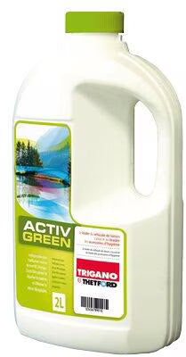 Thetford Trigano Activ Green Sanitärzusatz auf biologischer Basis für Fäkalientanks, Fäkalientankzusatz,2l / 2 Liter