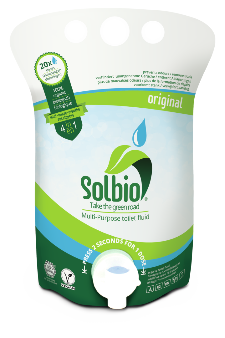 Solbio Original 800 ml / 1,6l / 10l biologische Sanitärflüssigkeit