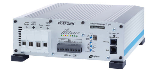 Votronic Battery Charger Kombigerät (Ladegerät und Ladewandler / Booster und MPP-Solarregler)