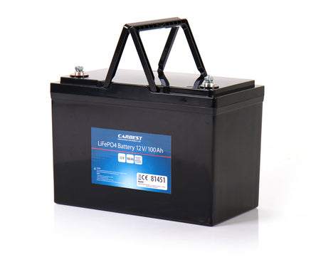 Carbest LiFePO4 Batterie Li100