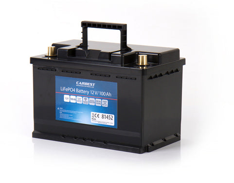 Carbest LiFePO4 Batterie Li100BH6 - Untersitz-Batterie VW T6.1 / T6 / T5