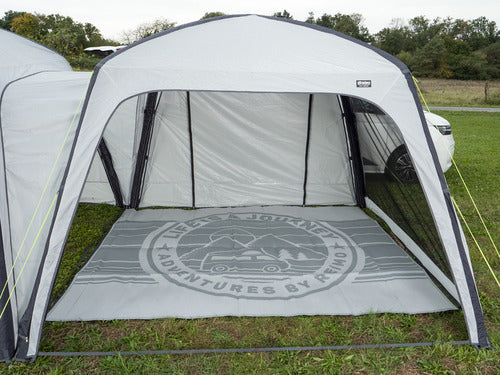 Reimo Tent Markteppeppich Journey hellgrau Verschiedene Größen