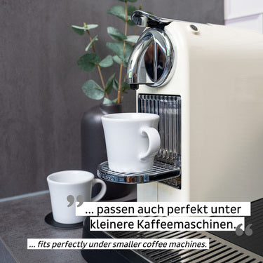 silwy Porzellan Magnet-Espresso-Tassen - 2er Set