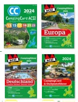 ACSI CampingCard 2024 / Stellplatzführer, Campingführer Deutschland oder Europa