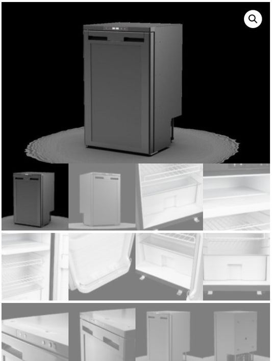 Belluna 85 Liter Kompressor-Kühlschrank HxBxT: 78×48×44 cm mit herausnehmbaren Gefrierfach