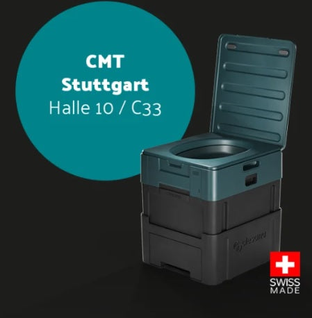 Clesana X1 / X1 ProCharge mobile Verschweiß-Toilette, mit oder ohne Akku-Ladefunktion