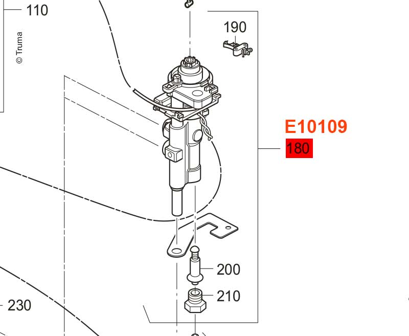 Truma Zündsicherungsventil Zündsicherungsventilset Trumatic S3002 & S5002 / S3004 Hersteller-Artikel-Nr. 30090-00141 & 30090-00142