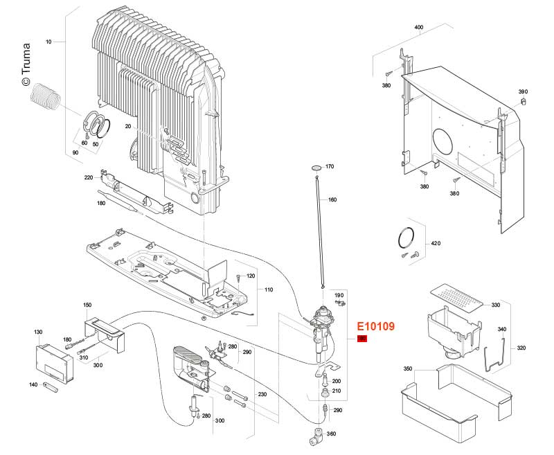 Truma Zündsicherungsventil Zündsicherungsventilset Trumatic S3002 & S5002 / S3004 Hersteller-Artikel-Nr. 30090-00141 & 30090-00142