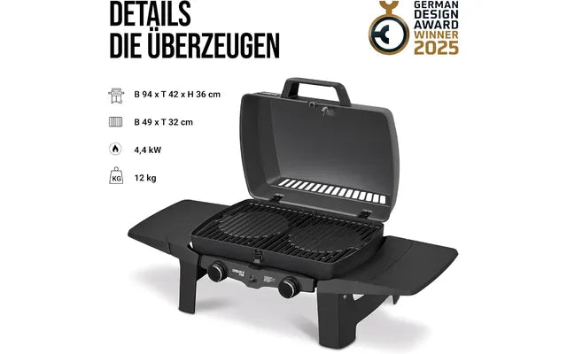 Enders Urban II Pro Gasgrill 30 / 50 mbar Gas-Grill Tischgrill
