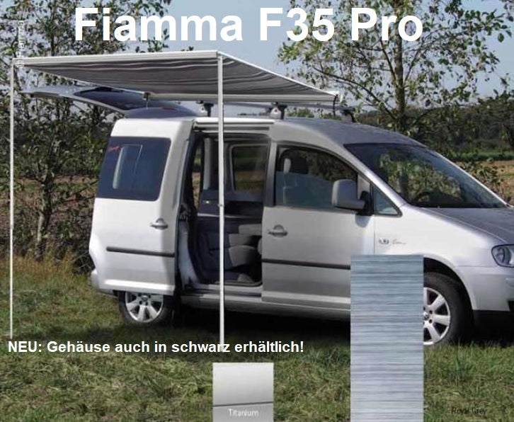 Markise für Volkswagen VW T3 zur Montage an der Regenrinne, Fiamma F35Pro Auszug-Markise / F45s Gelenkarm-Markise / F43Van / Thule TO 3200 / TO 4200 / TO 5200