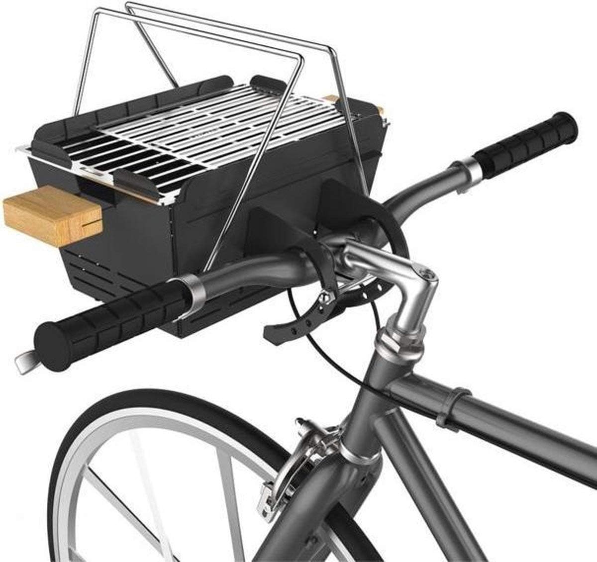 Knister Light + mobiler Grill mit Fahrradhalterung Campinggrill