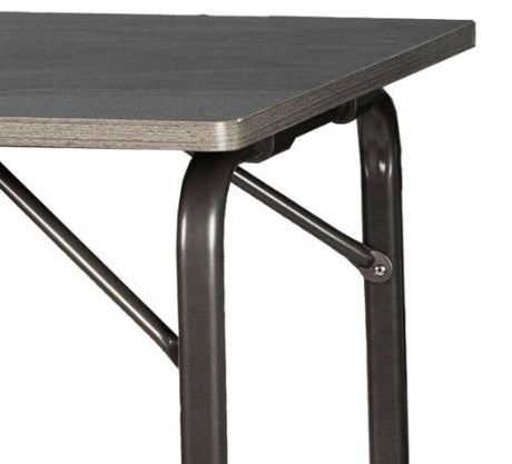 Westfield Moderna Campingtisch 120 x 80 cm Tisch Holzoptik anthrazit
