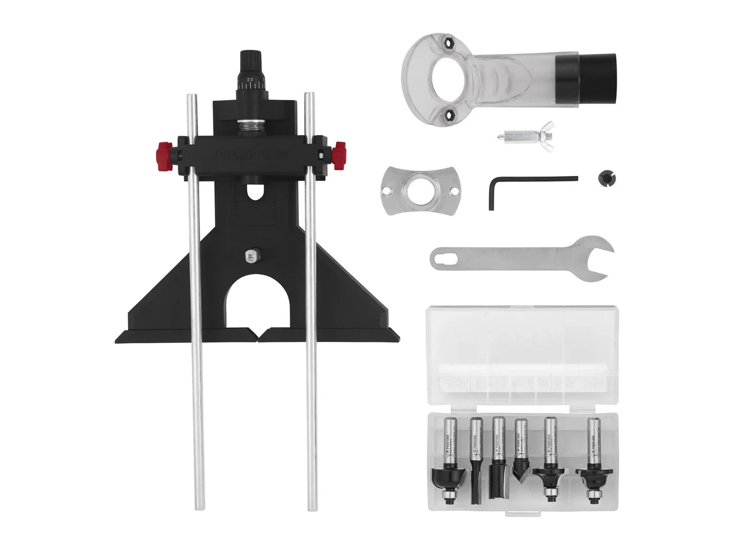 PARKSIDE® Oberfräse »POF 1200 E4«, 1200 W, inkl. 6-teiliger Fräsersatz