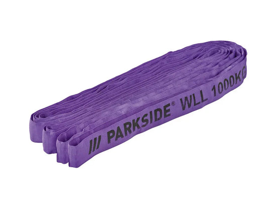 Parkside Rundschlinge Nenntraglast 1000 kg, wahlweise 4 Stück zu je 2m / 2 Stück zu je 4m