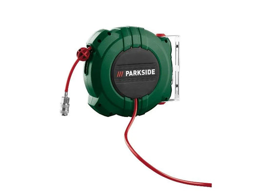 Parkside Druckluft-Schlauchtrommel »PDST 5 B2«, 20m Schlauchlänge, Betriebsdruck 16 bar, Schlauchinnendurchmesser 6,3mmmit automatischem Einzug