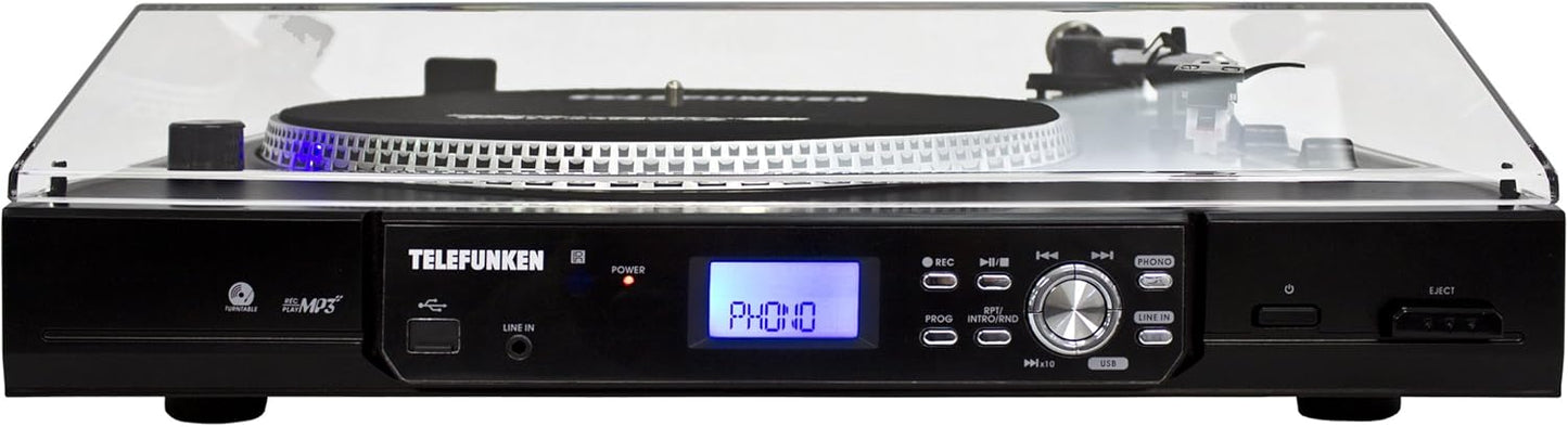 Telefunken DJ-Plattenspieler Schallplattenspieler TT100EM