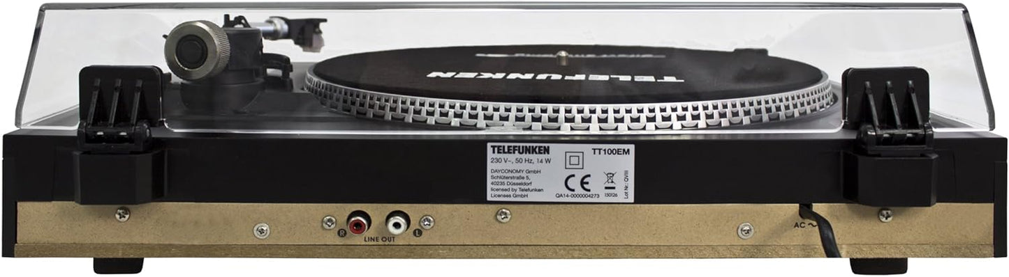 Telefunken DJ-Plattenspieler Schallplattenspieler TT100EM