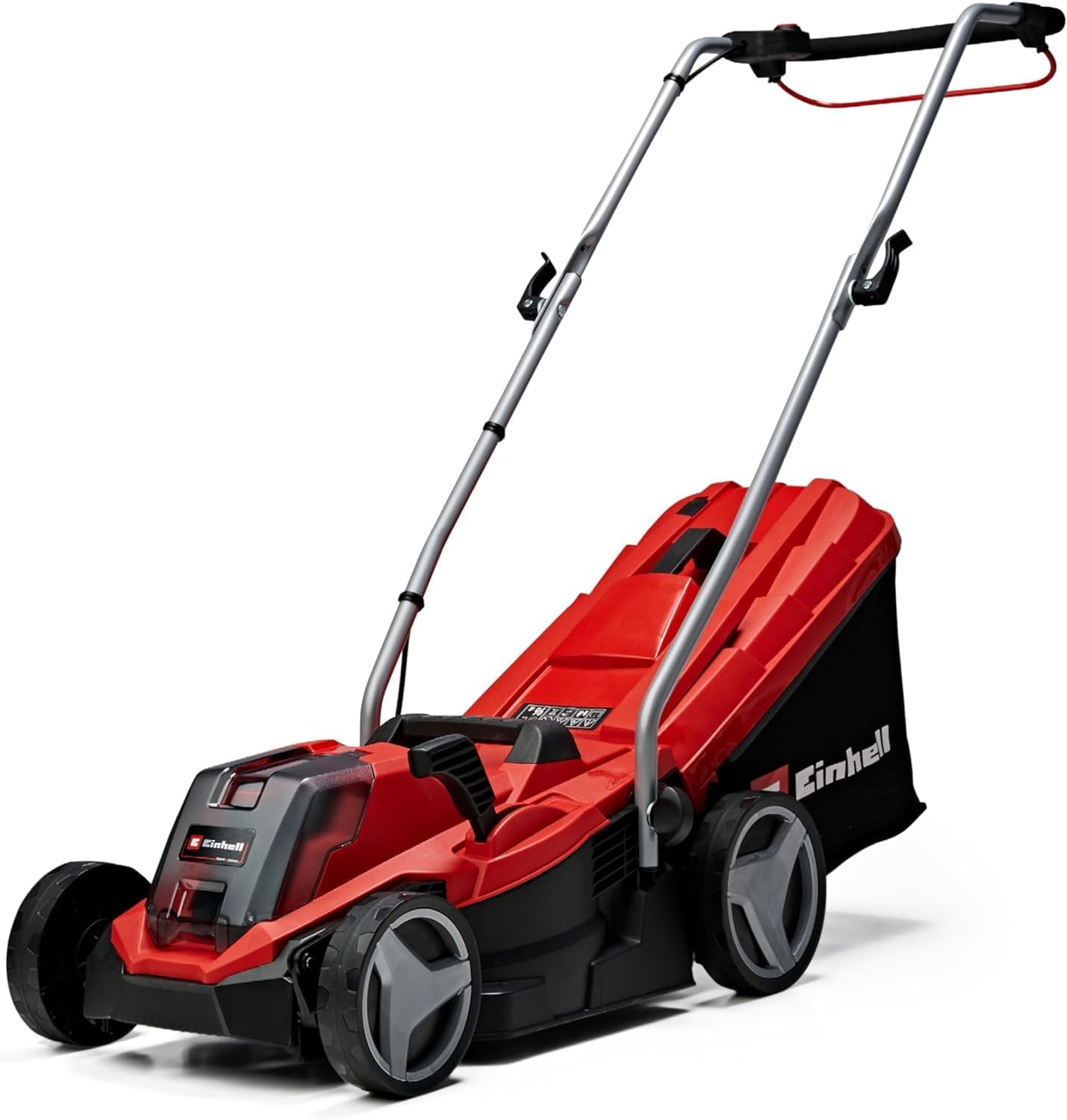Einhell Akku-Rasenmäher GE-cm 18/33 Li-Solo Power X-Change (18 V, 33 cm Schnittbreite, bis 200 m², Brushless, 30L Grasfangkorb, 25-65 mm Schnitthöhe, ohne Akku, ohne Ladegerät)
