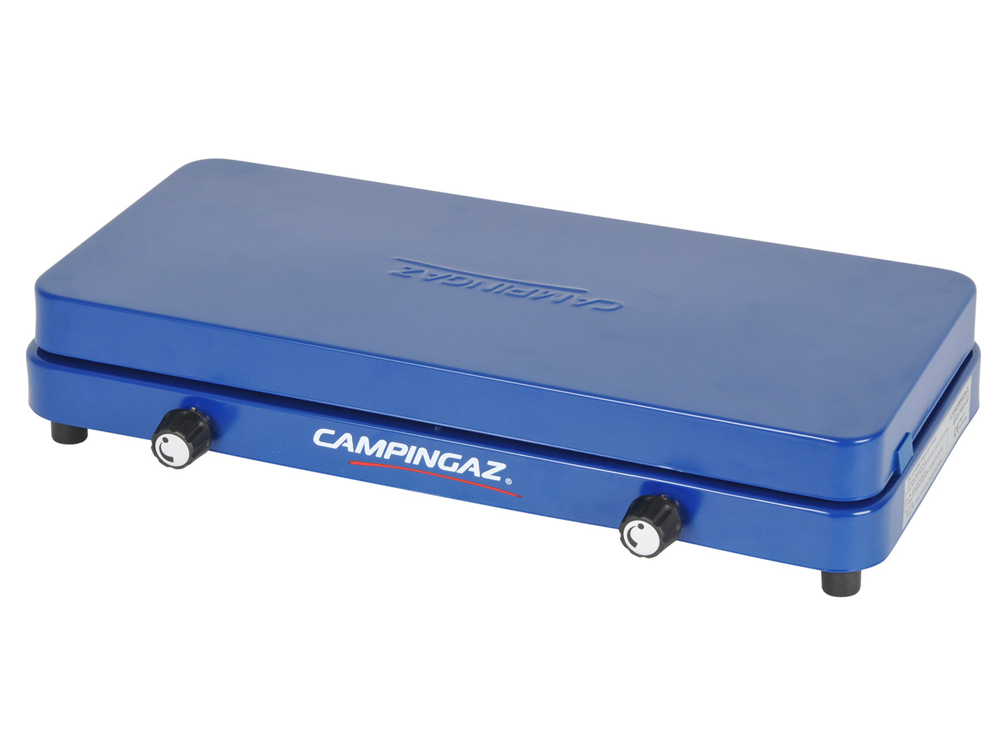 Campingaz Base Camp Campingkocher, doppelflammig er Gas-Kocher, mit Deckel 3200 Watt, 50mbar