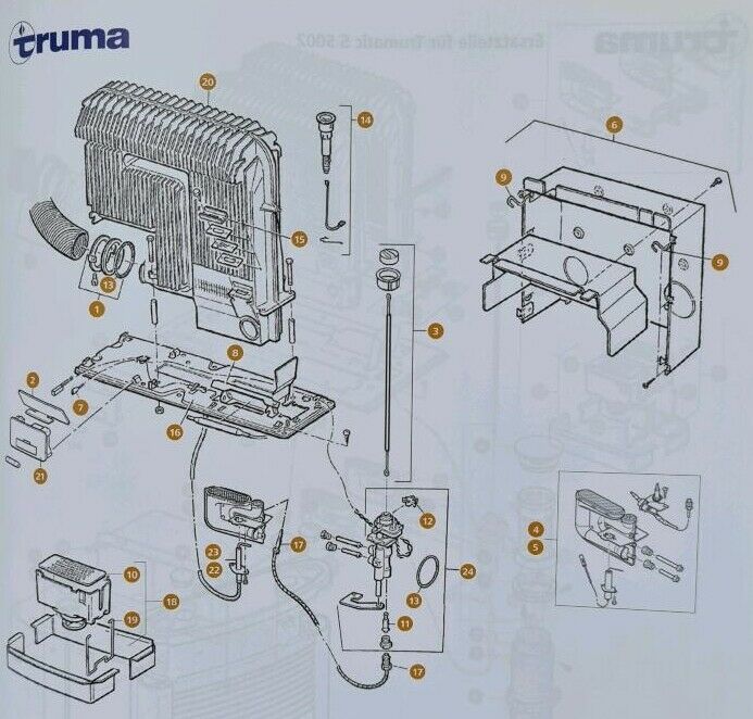 Truma Mikroschalter für Truma S Heizung Trumatic S 3002 5002 3004 5004