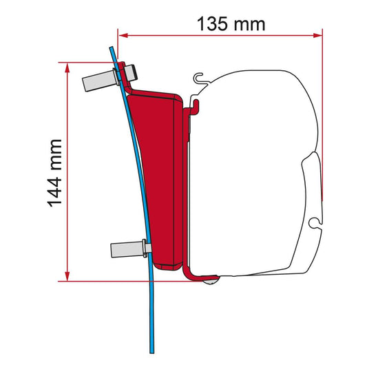 Fiamma Montageadapter Ford Transit L3 H3 BFS
