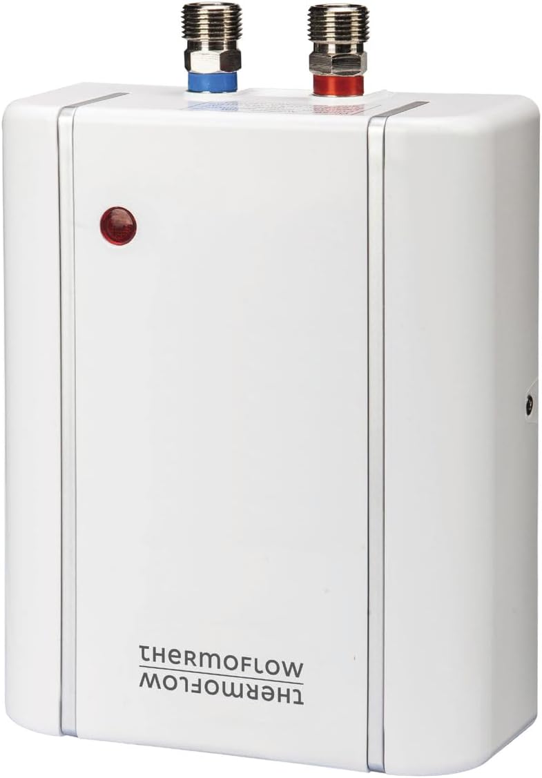 ThermoFlow Elex 3.5 + Armatur Obertisch Übertisch Mini-Durchlauferhitzer 3,5 Kw