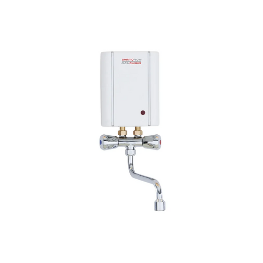 ThermoFlow Elex 3.5 + Armatur Obertisch Übertisch Mini-Durchlauferhitzer 3,5 Kw