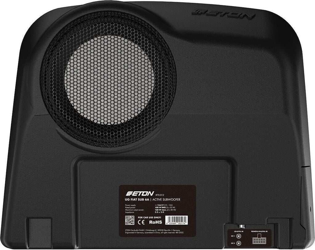 Eton UG FIAT SUB 6A Aktiver Subwoofer Aktivsubwoofer für Fiat Ducato ab Bj. 07/2006