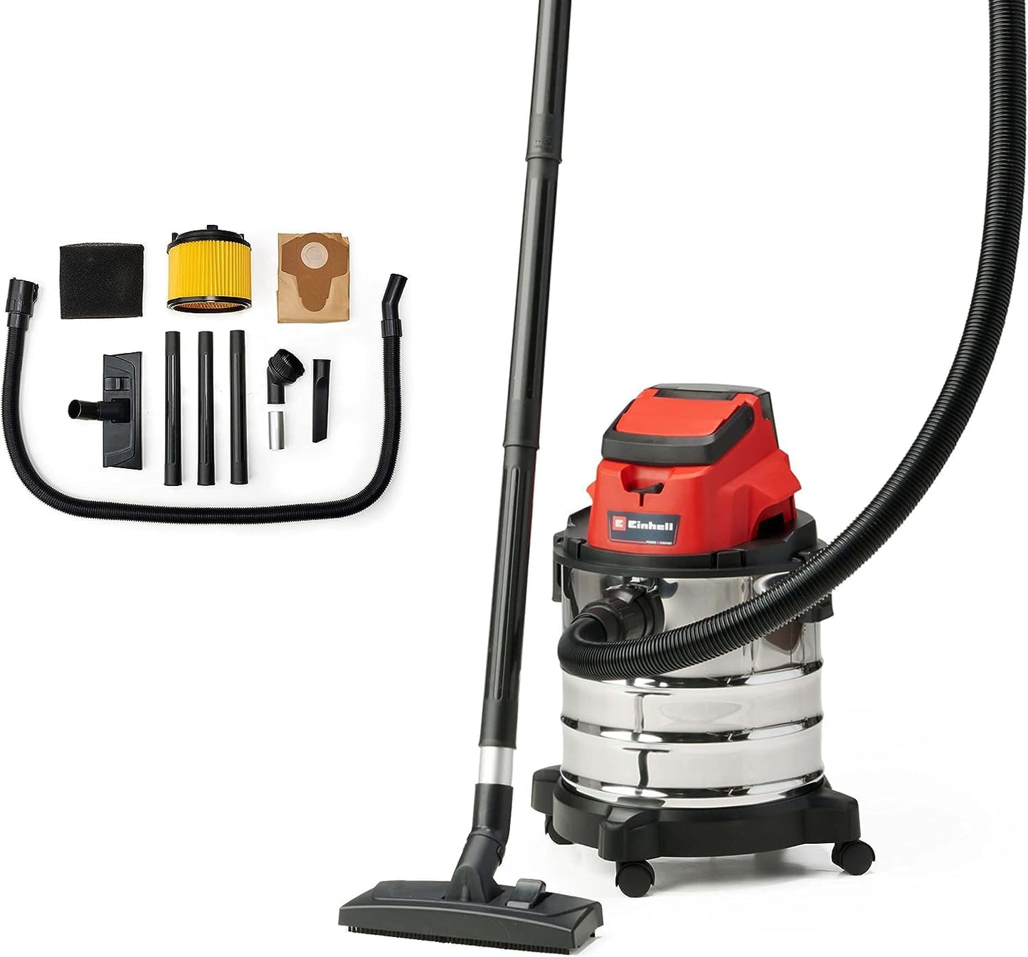 Einhell Akku-Nass-Trockensauger TC-VC 18/20 Li S Solo
