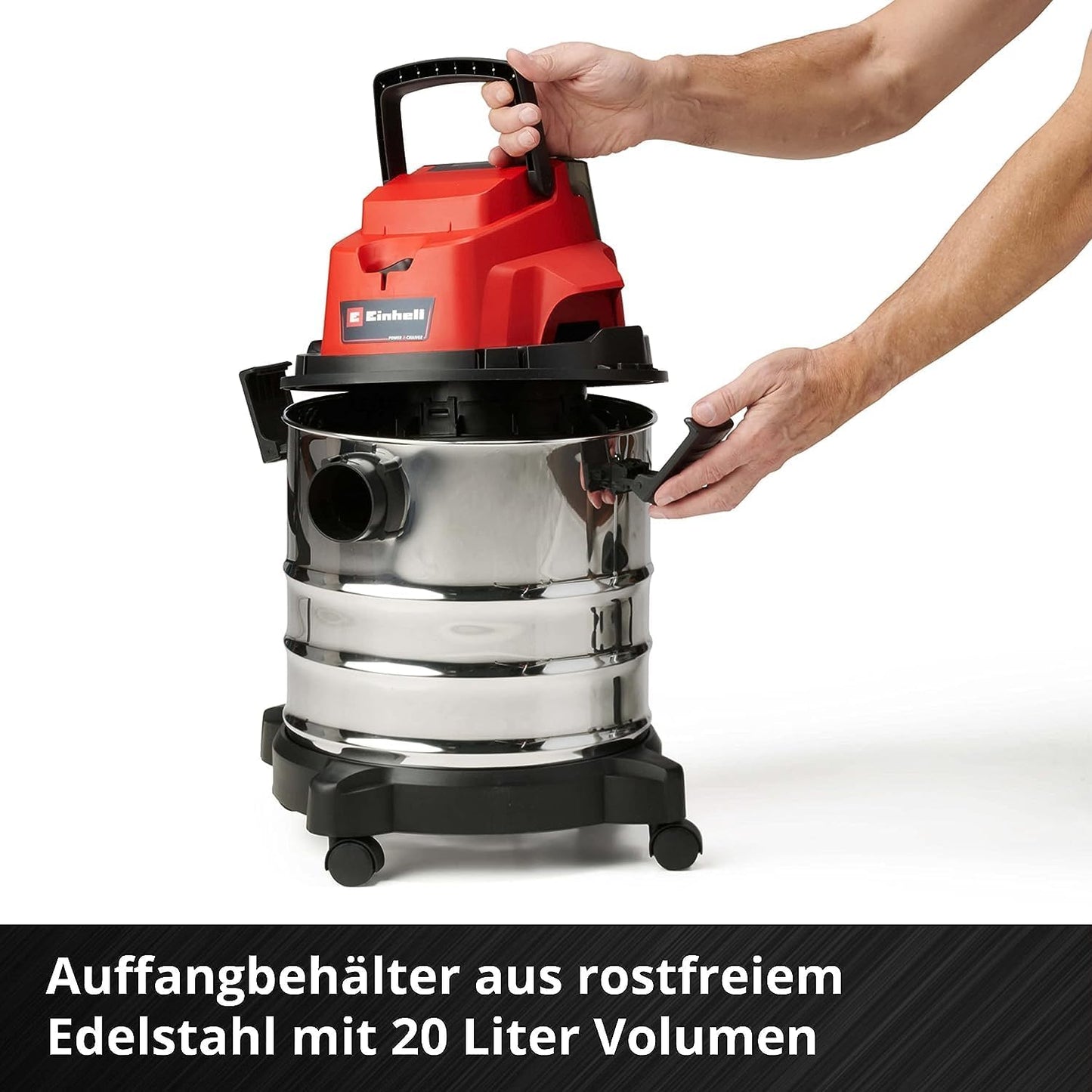 Einhell Akku-Nass-Trockensauger TC-VC 18/20 Li S Solo